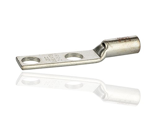 NSI GL2N-38 Series GL-N Compression Peep Hole Lug, 2 Hole, 3/8