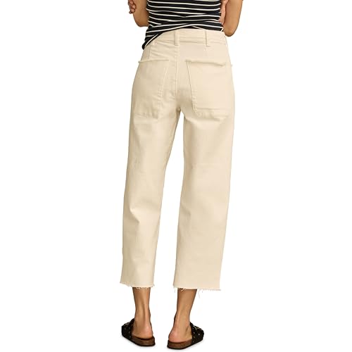 Lucky Brand Women's Lucky Legend Crop Wide Leg Jeans2