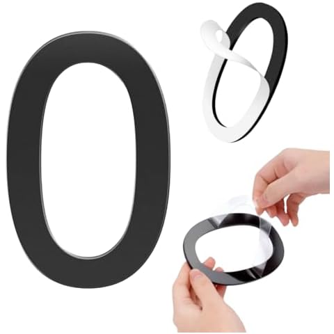 GLDonee Self-Adhesive House Numbers 0 Cover