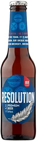 Marstons Resolution Premium Low Carb Beer (24 x 275ml Bottles)
