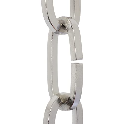 Image of RCH Hardware CH-I-49M-PC Iron Chandelier Chain, Polished Chrome (1 Foot)