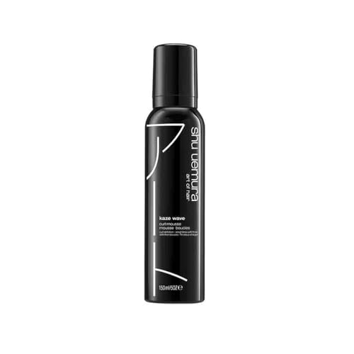 Shu Uemura, Mousse Definidor de Rizos Kaze Wave , Para todo tipo de cabello, Larga Duración, Acabado Sedoso, Antiencrespamiento y Brillo natural, 150 ml