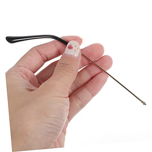 Repuesto de patillas para gafas de metal Veemoon juego de brazos de recambio con tornillos kit 7