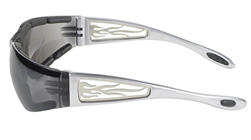 Pacific Coast Heat Metal Flame Sunglasses (Silver Frame/Silver Mirror Lens)4