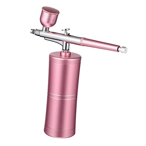 Gadpiparty 1 Juego Spray Facial Portátil de Maquillaje con Aerógrafo y Compresor Dispositivo de Vapor Facial para Hidratación y Limpieza para Casa