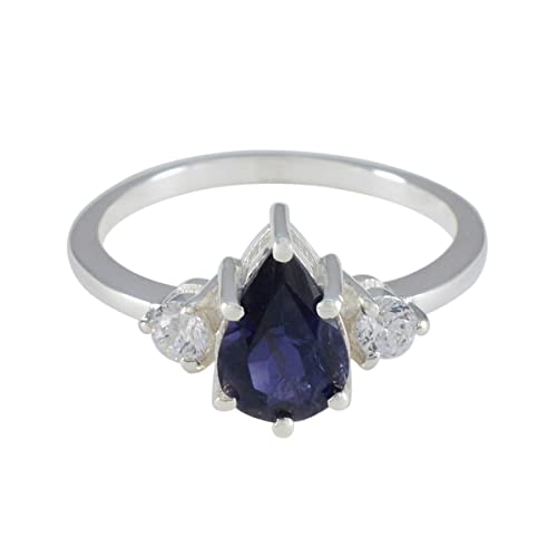 Bague en argent sterling 925 poire House of Rings pour homme et femme