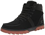 DC Men's Woodland Cold Weather Casual High Top Shoe Snow Boot Fashion BLACK/GUM 10