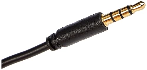 Goobay 62477 Audio Extension Cable for AUX Headphones 4 Poles 3.5 mm Slim CU, 1 m Cable Length, Black - Image 3