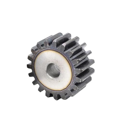 Bevel Gear Pinion Hardware Mechanical 1pcs 1Mod Cylindrical Spur Gear 12/13/14/15/16/17/18/19/20/21/22/23/24 Teeth Process Hole Steel Transmission Gear Tooth Pitch 3.14mm(17Teeth)