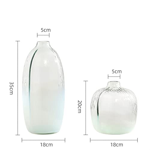 Vase fleur en verre stable pour petits espaces sans encombrer la pièce