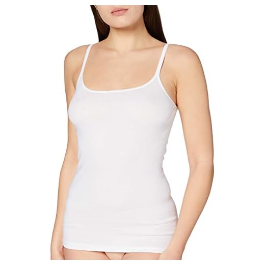 Triumph Damen Unterhemd Katia Basics Shirt01, Weiß (White 03), Gr. 44