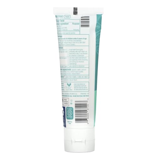 Image of Tom's of Maine Natural Wicked Cool! Fluoride Toothpaste for Kids, Mild Mint, 5.1 oz.