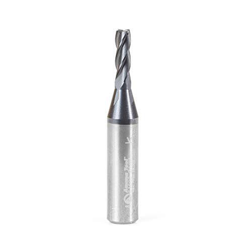 Amana Tool - 51602 CNC Solid Carbide Spiral For Steel & Stainless Steel with AlTiN Coating