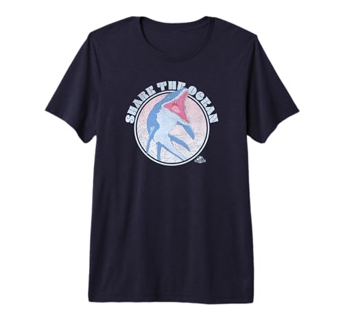 T-shirt Mosasaurus Jurassic World 2 Premium anti-déformation pour fan de dinosaures