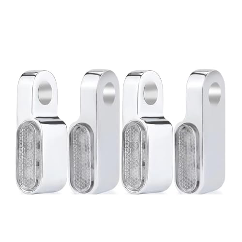 Clignotants LED de guidon moto 3LED haute luminosité