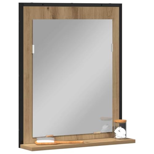 vidaXL Badspiegel Artisan Eiche 50x12x60 cm Holzwerkstoff