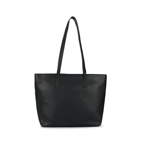 Image of Fastrack Power Play Laptop Tote for Women, 14-Inch Laptop Compatible, High Quality Faux Leather, Comfortable Shoulder Strap, Inner Access Pockets, Stylish and Functional Everyday Tote Bag
