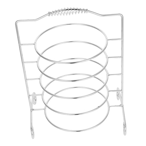 GRIRIW Iron Bbq Pan Riser Stand Food Display Rack for Buffet Restaurant and Party Use Elegant Iron Build for Serving Platters and Desserts