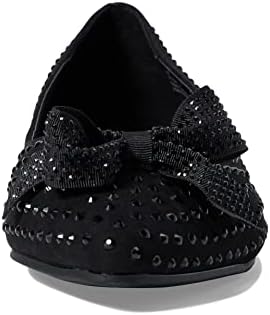 Kenneth Cole REACTION Women's Lucie Jewel Bow Flat, Black, 8 | Image 4