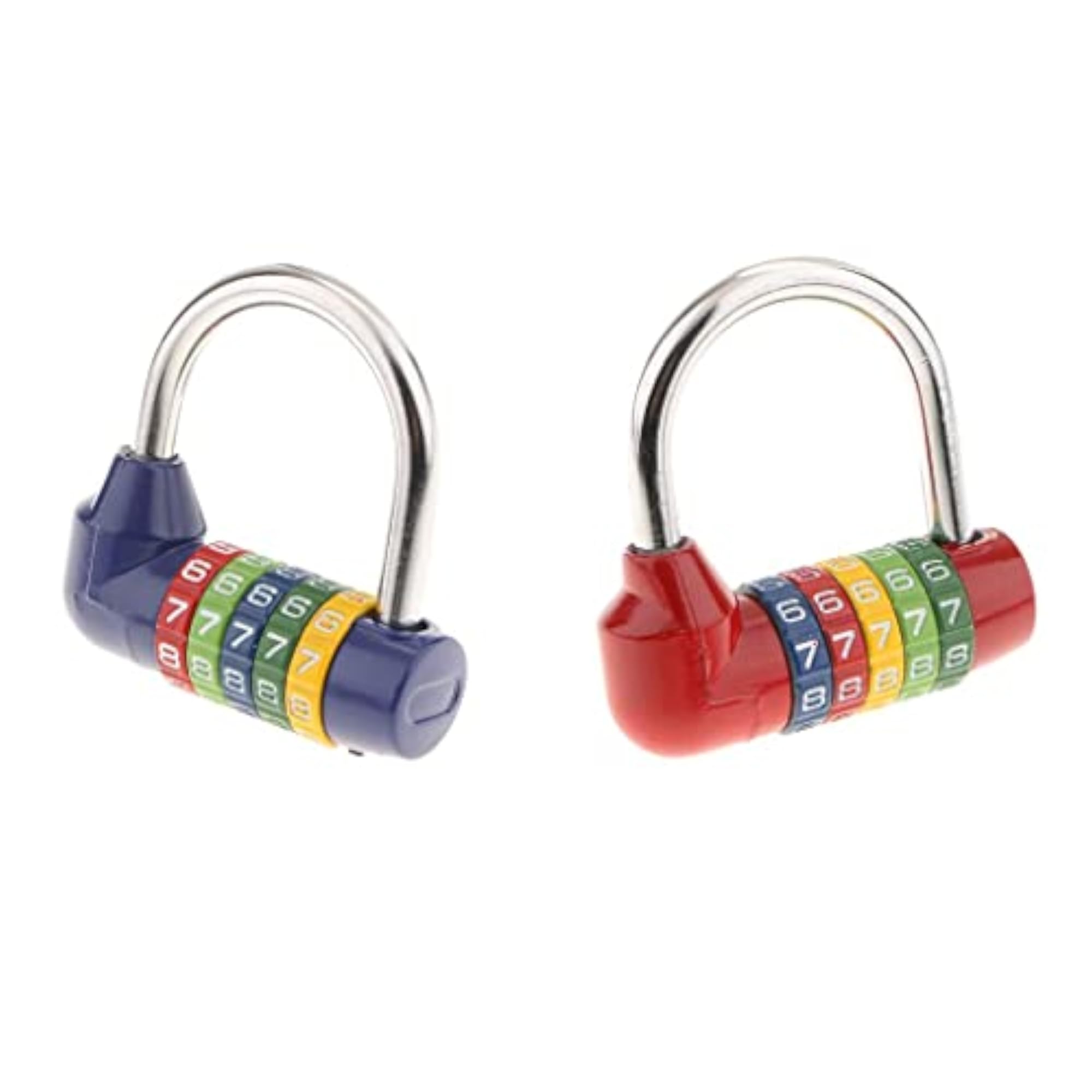 2 Pack Digital Combination Lock Resettable Padlock for Suitcases