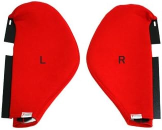 レカロ SR-3 SR-4 SR-5 専用 サイドサポートカバー レッド RECARO