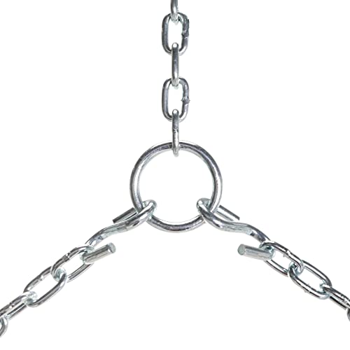 Pawleys Island S-105 Single Cotton Rope Swing With Oak Spreader Bar, Handcrafted In The Usa, For Indoor Or Outdoor Use, Size 3 Ft. 4 In., 350 Pound Weight Capacity, Natural #TOP3