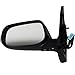 7 Wire Power Mirror with Turn Signal for 2007-2013 compatible with Toyota Corolla - Driver Side Replacement(Silver-Left)