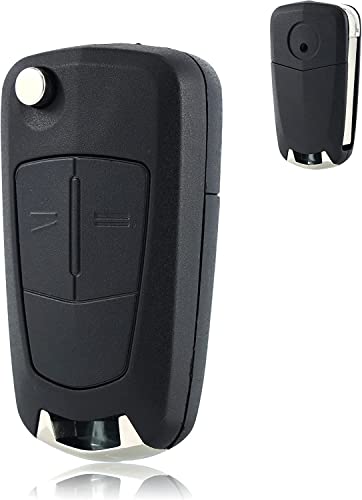 Betterher Guscio Telecomando Custodia Chiave 0pel Telecomando Guscio Chiave con Lama 2-Tasti compatibile per 0pel Zafira B Corsa Astra Vectra Antara Tigra B