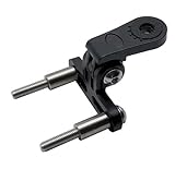 BORDSTRACT Bicycle Front Headlight Mounting Holder Mountain Bike Headlight Clip/Bracket Riding Night Bike Lighting Mount Accessories（Black）