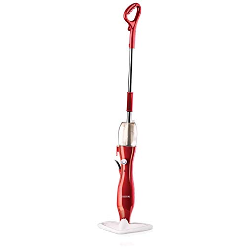 Voche® 900W Slim Line Steam Mop Floor Cleaner – Red