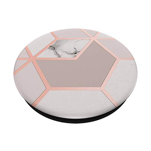 PopSockets Disegno Geometrico Rosa Oro su Effetto