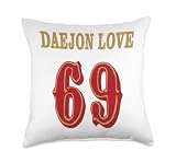 DAEJON Love Baller Funny Sarcastic Goat Meme Throw Pillow