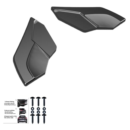 Hinten Splitter kompatibel mit VW VOLKSWAGEN Polo GTI MK5 2009–2014