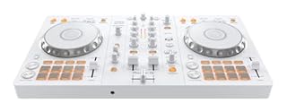 Pioneer DJ DDJ-FLX4 2-deck rekordbox and Serato DJ Controller - White, Limited Edition