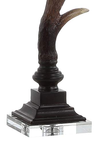JONATHAN Y Antler and Crystal Rustic Table Lamp #TOP24