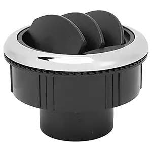 RV Air Conditioning Deflector, ABS A/C Air Vent Electroplate Cover Universal Simple Installation for Boat for Car for RV for Bus(?87/75/46)'$