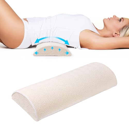 Cozyhealth - 2.95' H*18.7' L - Soft Small Lumbar Pillow for Sleeping, Memory Foam Back Lumbar...