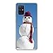 Cover per Samsung Galaxy A51 - Una bambola di Natale con cappello e sciarpa - Silicone/Softcase copertura del telefono cellulare
