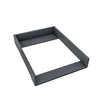 REGALIK Aankleedopzetstuk Voor Kullen IKEA 72cm X 50cm Afneembaar Verschoontafelopzetstuk In Wit Afgesloten Met Natuurlijk Multiplex Beschermd Oologische Olie Afgeronde Frontplaten 679472201