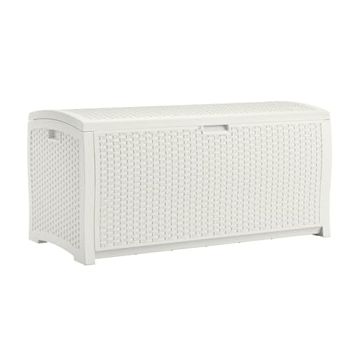 Spacious 99 Gallon Outdoor Deck Storage Box