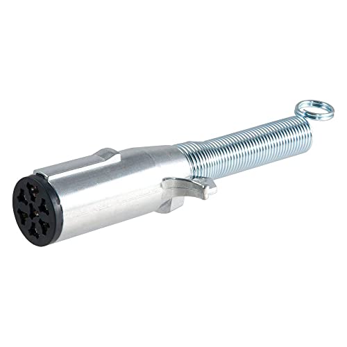 Prise mâle remorque 7 broches Curt 58181 adaptateur électrique pour caravane et van
