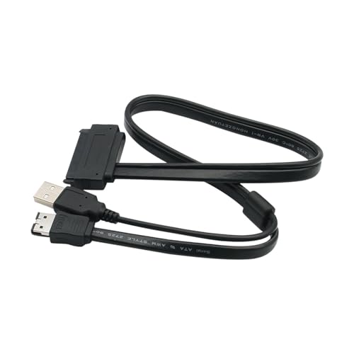 Cable adaptador SATA 22Pin a eSATA USB 50 cm para disco HDD miniatura 3