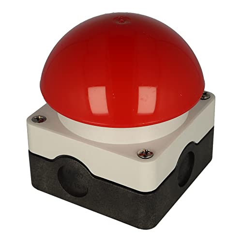 Interrupteur commande pied paume FAK-R/KC11/I Moeller 1NO 1NC rouge