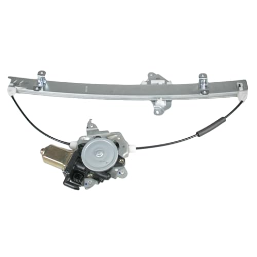 Image of TRQ Front Right Power Window Regulator & Motor Assembly Passenger Side Compatible with 2005-2021 Nissan Frontier 2005-2012 Pathfinder 2005-2015 Xterra 2009-2010 Suzuki Equator NI1351129