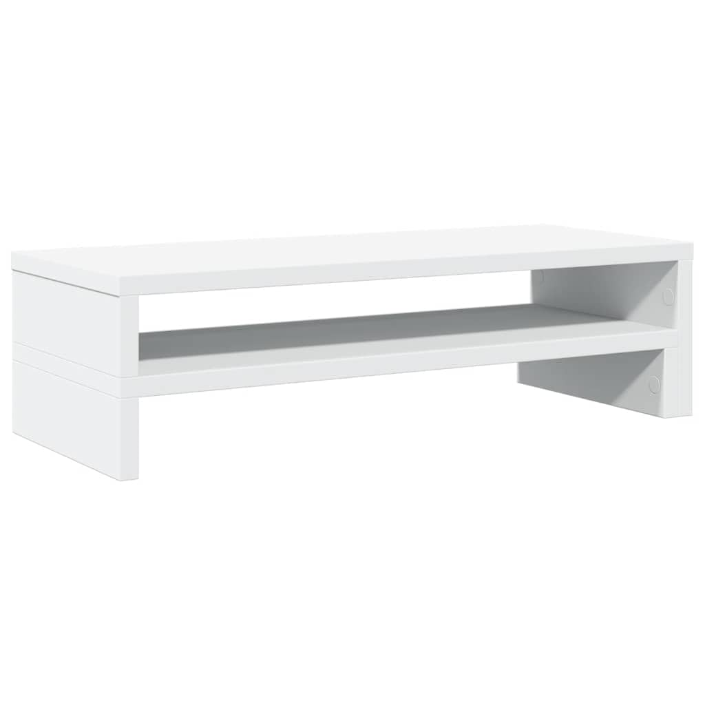 Mangloder - Soporte para monitor (54 x 22 x 15 cm, material de madera para espacio de trabajo ergonómico, soporte para portátil y gestión de cables, elevador estable para escritorio, ideal para