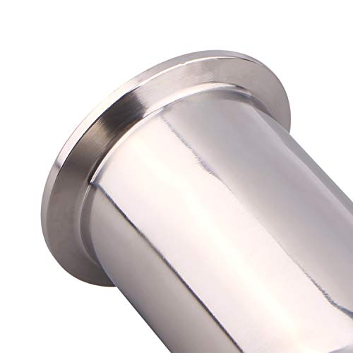 Image of DERNORD Tri Clamp Wye Clamp End True Y Type Cross Tee Tube Stainless Steel 304 Three Way Elbow 2 Inch Pipe OD