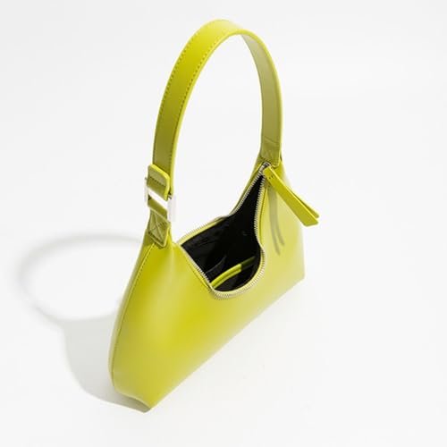 Image of JOLLQUE Shoulder Bag for Women, Small Leather Handbag Purse,Unique Trendy Zipper Hobo Bag