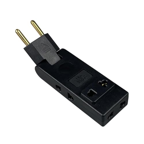 Convertidor de enchufe europeo, adaptador eléctrico para Europa - Adaptador de cargador de viaje...