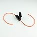 Mini/ATM Inline Fuse Holder with Cap, 18 Ga. Wire Leads (1 per Pack)