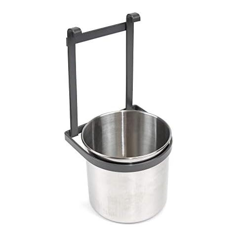 EMUCA - Cubo portacubiertos Cromado para Colgar Cover